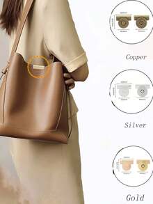 1对金属无缝磁扣，适用于包袋 - DIY磁扣，手提包磁扣 - 彩色 - 查看 19