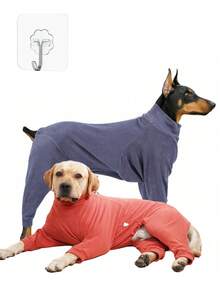 Dog Winter Coat, Dog Four-Legged Jumpsuit, Soft Dog Winter Clothes, Warm Sweatshirt Jacket Pet Apparel, Stretchy Soft Jumpsuit Suitable For Medium To Large Dogs