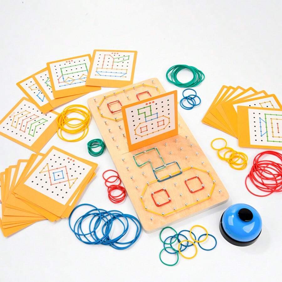 儿童弹力绳益智玩具，创意动手游戏，有助于提高专注力