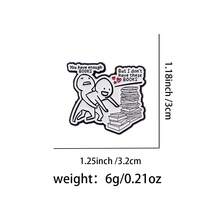 Lapel Enamel Pins And Brooches Badge Pins For Backpacks Bags Backpack Cool Decoration Friend For Gifts - Multicolor - View 3