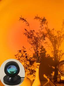 1pc Usb Power Home Decor Led Sunset Red Light,Room Atmosphere Decor Sunset Lamp, Led Night Light Projector For Photography/Selfie Party,Home,Living Room, Bedroom,Wedding Decor, Gifts For Women,Girls,Friends,Family,Network Live Atmosphere Decoration Lamp - Multicolor - View 8