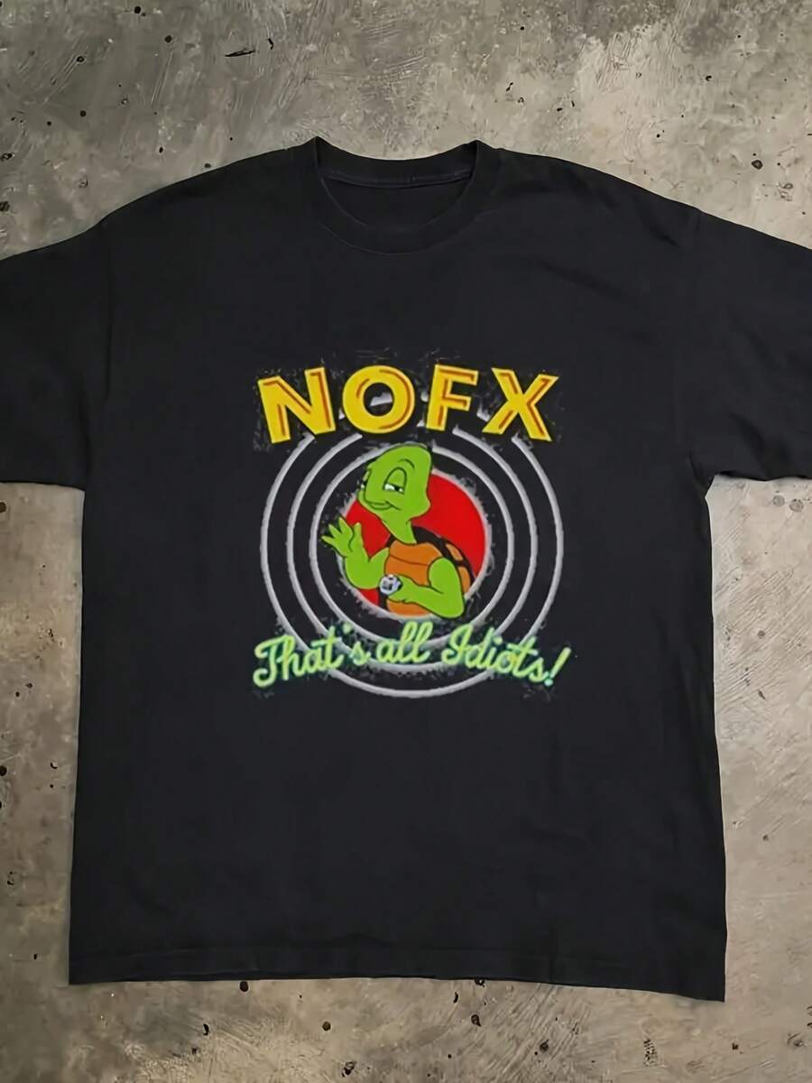 Hot Nofx That Äôs All Idiots T Shirt Cotton Black Size S 5Xl - 款式9 - 查看 1