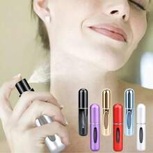 2pc Portable Mini Perfume Atomizer Spray Bottle Set – Refillable Travel Size Fragrance Dispenser For On-The-Go Touch-Ups – Ideal For Carrying Your Favorite Scents In Purses, Pockets, Gym Bags, And During Travel Or Shopping Trips – Leakproof, Easy To Fill, And Perfect For Parties & Everyday Use Back To School Perfume Bottle - Nhiều màu - Xem 1