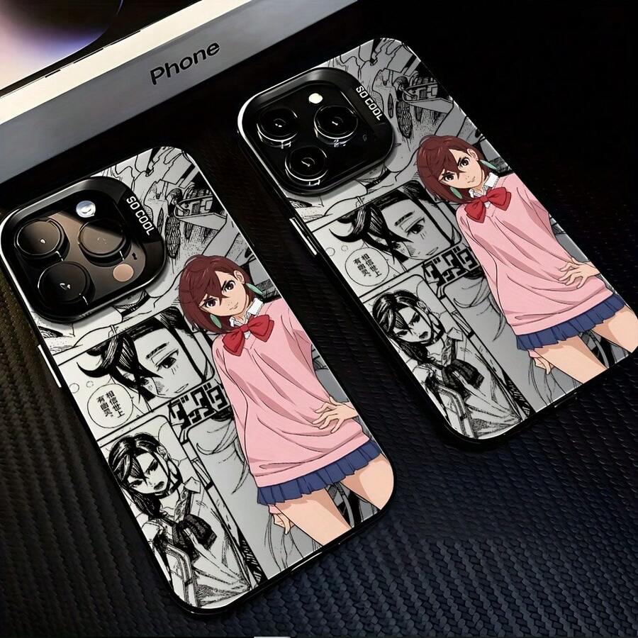 Funda para Teléfono Anime " Armed Ayases Momo", Compatible con for 16, 15, 14, 13, 12, 11 Pro Max, X, XR, XS Max, 8, 7 Plus - Cubierta Trasera Mate Antigolpes - Color 1 - Ver 1