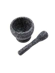 1 Set Grinding Bowl, Kitchen Garlic Press Bowl, Food Chopper, PP Material Multi-Function Grinder, Garlic Crusher, Spice & Herb Tool And Restaurant Kitchen Grain & Supplement Grinder