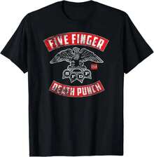 5FDP - Camiseta desgastada Rocker - Blanco - Ver 1