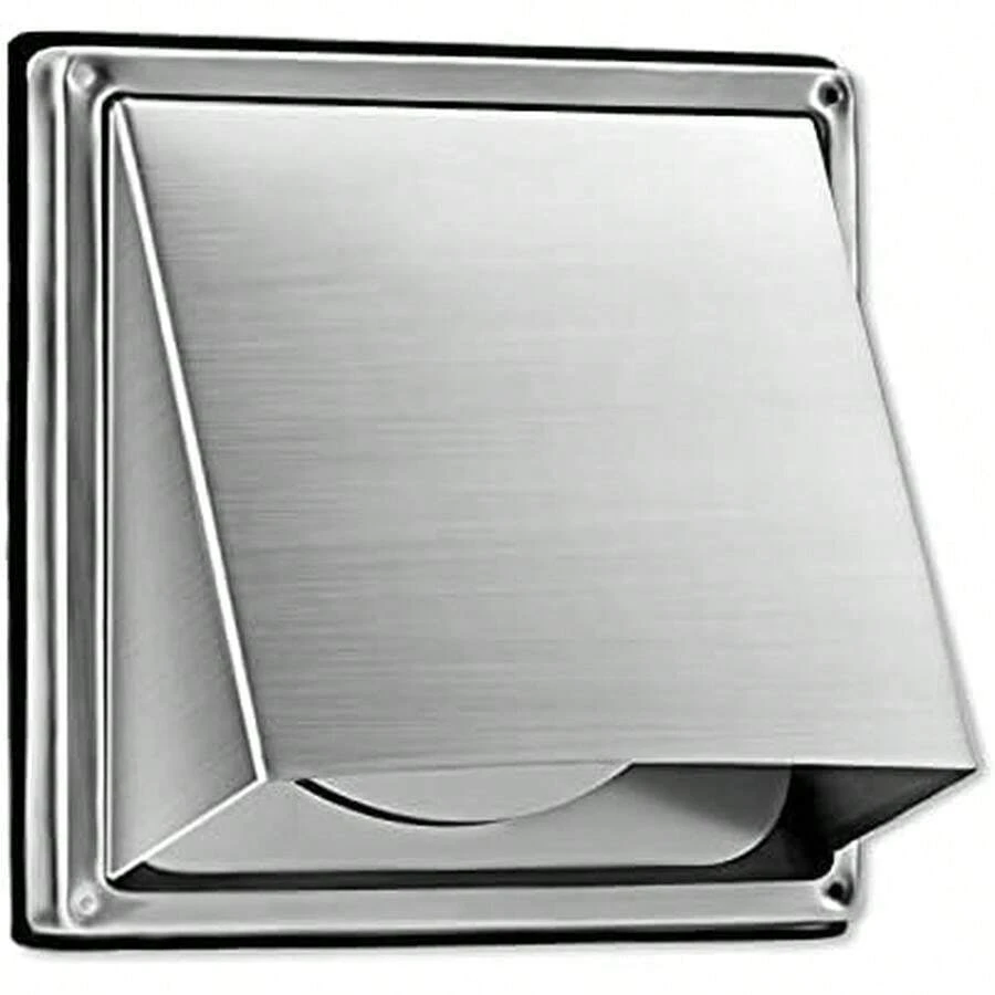 Extractor Externo de Pared de 6 Pulgadas con Aleta de No Retorno Acolchada - 4 pulgadas 100 mm - Ver 1