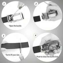 Multicolored Western Cowboy Genuine Leather Belt - V Buckle Dragon Pattern Automatic Buckle Belt Men Fashion Retro Waist Strap Decoration Floral Engraved For Jeans Belt - 樣式類型4 - 查看 10