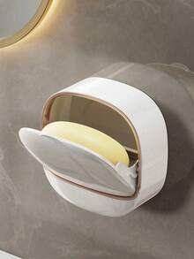 Plato de jabón con forma de ballena de lujo, soporte de jabón de drenaje grueso, material de plástico ovalado grande, sin perfume, adecuado para el hogar, el baño, la cocina, la decoración navideña - Multicolor - Ver 6