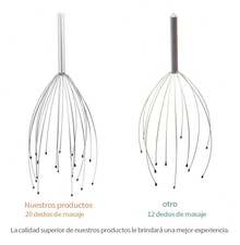 Tendencia5 Pzas Mano De Metal Para Rascar Manita Rascadora Extensible NegroCalidad premium - Negro - Ver 8