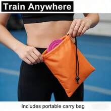 1条标准长度特技稳定性及动作控制训练阻力带，含束口收纳袋，3种颜色可选，高强度尼龙织带，防滑亲肤，适用于啦啦队、舞蹈、体操、核心训练