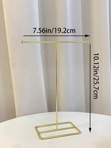 1个极简主义指甲油收纳架，耳环和珠宝展示架