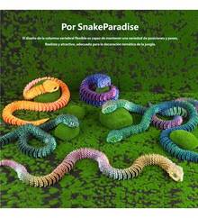 Tendencia2imitación De Serpiente Broma Decoración Juguete Color VarioCalidad premium - Color-B - Ver 12
