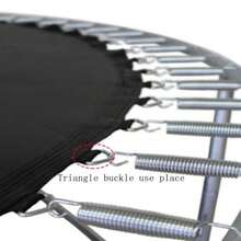 XGKTrampolín Primavera Accesos de trampolín ebilla Triangular para trampolín 10 Paquetes/ 20 Paquetes - 20 paquetes - Ver 3