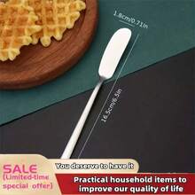 1/2/4pcs Stainless Steel Butter Knives, Cheese Spreaders, Jar Scrapers, Metal Jar Knives, Butter Scrapers, Multi-Function Scrapers, Kitchen Tools, Kitchenware - Silver - View 8