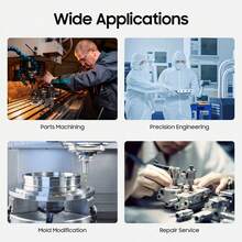 MT3 ER32 M12 Collet Chuck,15pcs Spring Collet Set 3mm-20mm & Spanner With Box For CNC Engraving Machine & Milling Lathe Tools - Silver - View 6