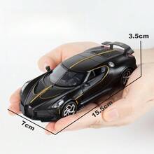 TendenciaCarros De Juguete Colección  Con Luz Sonido Base 1:32Calidad premium - Negro - Ver 4