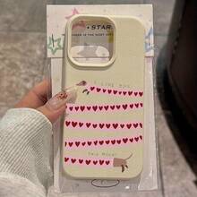 Funda para teléfono: 1 Te Amo Mucho Cachorro de Dachshund en Forma de Corazón Funda Suave Blanca, Adecuada para iPhone 17 16 15 14 13 12 11 11pro 12pro 13pro 14pro 15pro 16pro 17pro 11pro max 12pro max 13pro max 14pro max 15pro max 16pro max 17pro max 12 13 14plus 15plus 16plus 17air Series Modelos - Color 1 - Ver 2