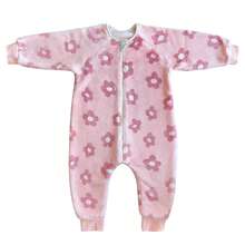1 件装婴儿睡袋，1.5 Tog 长袖带脚襁褓睡袋，适合 1-3 岁宝宝。 - 粉花 - 查看 7