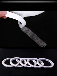 5pcs/3pcs/1pc Double-Sided Super Thin Transparent Adhesive Tape - Strong Adhesive, [Random Style Shipped] School Supplies, Double-Sided Tape, Craft Supplies, Classroom Supplies, Clothing Tape, Body Tape, Fashion Tape, Clothing Fashion Tape, Wall Double-Sided Tape, Stationery, Craft Supplies, Teacher Supplies, Classroom Supplies - White - View 5
