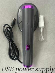 1个便携式手持熨斗，迷你蒸汽熨斗，紧凑型悬挂式电熨斗，适用于织物和衣物，USB供电 - 彩色 - 查看 11