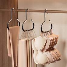 5PCS Hat Hook Ring Hanger Anti-Slip Scarf Wrap Multifunctional Home Storage Organizer Simple Hanger Belt