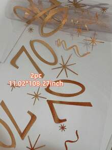 1/2 tấm khăn trải bàn số 18 màu vàng hồng, kích thước 11.02*108.27/196.85/393.7 inch, dùng trang trí tiệc sinh nhật, kỷ niệm, nghỉ hưu, tiệc sinh nhật, đồ dùng tiệc tùng, Ngày của Cha, Ngày của Mẹ. - Nhiều màu - Xem 12