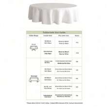 1pc/36pcs Lemon & Floral Pattern Wrinkle-Resistant Tablecloth, Embossed Edge, Rectangular/Round, Multiple Sizes, Polyester Fabric, Indoor Dining/Outdoor Party - Yellow - View 10