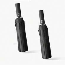 1pc Automatic Folding Umbrella, High-Quality UV Protection, Windproof & Rainproof, Suitable For Sunny And Rainy Days