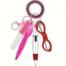 6pcs Retractable Mini Nurse Ballpoint Pen Set With Badge Clips, Ideal Nurse's Day Gift - Multicolor - View 8