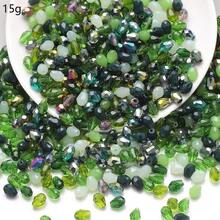 1 Pack Of 15g, 6mmX8mm Medium-Sized Water Droplets DIY Glass Bead Clothing Accessories, Lighting Accessories Pendants, Handmade Bracelets, Necklaces, Etc - Multicolor - View 10