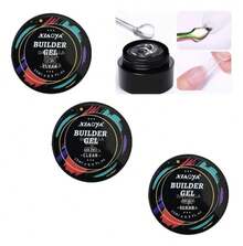 Tendencia3 Pzas Gel De Construcción Extensiones De Uñas O PegamentoCalidad premium - Transparente - Ver 2