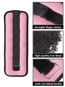 Adjustable Ankle/Wrist Weighted Sandbag With Buckle, Improves Balance, Strengthens Legs And Hands, Unisex, Suitable For Fitness Training, Walking, Running, Yoga, Gym And Other Occasions, Ideal Fitness Equipment - Multicolor - View 5