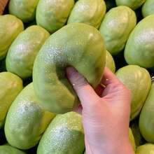 新款超柔软桃子面包捏捏乐玩具，解压减压挤压玩具，放松礼物，节日、生日、圣诞节礼物 - 彩色 - 查看 4