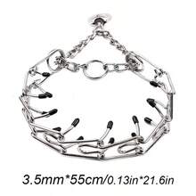 Pet Supplies Rubber Tips Adjustable Detachable Prong Choke Collar Large Dog Training Stimulating Dog Training Chain Effective Detachable Pinch Collar Rubber With Pet Dog Adjustable Collar Steel Training Choke Stainless Prong Comfort Tips Dog Prong Training Collar With Rubber Tips Pit Bull German Shepherd Metal Pinch Collar Pet Supplies - Multicolor - View 15