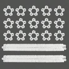 50 piezas de Clips reutilizables para globos, Conectores de arco de globos, Soportes de globos para decorar arcos de globos, Adecuados para bodas, cumpleaños, fiestas, San Valentín, Halloween, decoración navideña con globos, Clips para guirnaldas de globos, Decoraciones para fiestas y disfraces - Multicolor - Ver 7