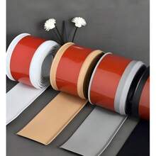 软质PVC踢脚线，塑料踢脚线，柔性自粘装饰条，墙角保护踢脚线，地板装饰踢脚线，适用于厨房、浴室、卧室 - 彩色 - 查看 3