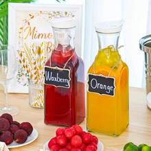 1pc High-Quality Juice Cup With Flip Lid, Designed For Holding Juice And Milk. These Durable Containers Are Also Great For Iced Tea, Cold Brew Tea, Mocktails, And An Ideal Choice For Birthdays And Picnics.