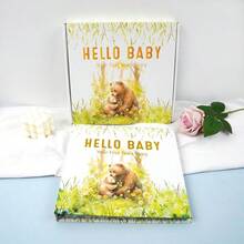 1 Set Rustic Style Baby Memory Book, BABY Milestone Journal, DIY Pregnancy & Infant Growth Record Album - Multicolor - View 9