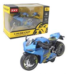 TendenciaNiño Alear Kawasaki Motocicleta Juguete Carros Escala 1:14Calidad premium - Ducati blanca - Ver 12