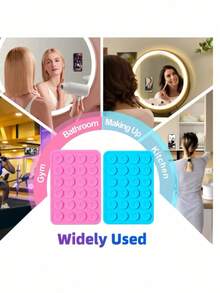Silicone Suction Cup Phone Holder, 28 Reusable Double-Sided Phone Stand, Gift For Friends - Multicolor - View 11