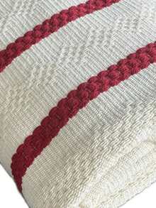 Living Room Rug, 100% Cotton, Comfortable And Beautiful. Practical! Machine Washable! Available In Various Sizes. - Venice Đỏ - Xem 2