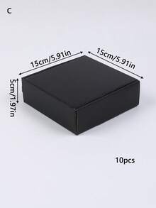 Bộ 10 hộp quà bằng giấy sóng, hộp vận chuyển bưu phẩm, hộp đóng gói chuyển phát nhanh, vật liệu đóng gói, hộp vận chuyển hàng không, hộp quà tặng, hộp bìa cứng sóng, hộp giao hàng, hộp đóng gói, thích hợp cho Giáng sinh và Ngày Valentine. - màu đen - Xem 10