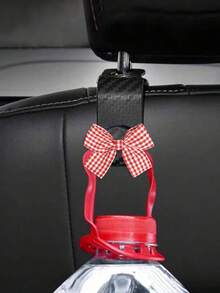 1/2 pezzi Gancio per sedile auto con texture in fibra di carbonio, accessori interni auto multifunzionali e nuovi - A - Visualizzare 5