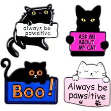 Cute Enamel Pins Funny Cat Dog Brooch Pins For Women Men Animal Decorative Badge Jacket Hats Backpacks Bag Nurse Gift - GG - 查看 6