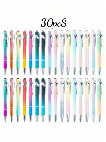 150PCS 110pcs/50pcs/6pcs/1 pieza Bolígrafo Multifuncional Personalizable, Bolígrafo Compatible con Pantalla Táctil para Teléfono y Computadora, Adecuado para Recuerdos de Boda, Trabajo Diario, Estudio, Regalos para Familia, Estudiantes, Maestros, Padres y Colegas - Multicolor - Ver 124