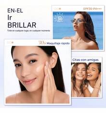 TendenciaSace Lady Base Maquillaje Fijador Matte Poreless 30ml Spf 30 02 Marfil SuaveCalidad premium - 05 Beige Dorado - Ver 8