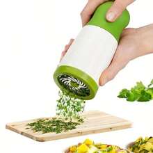 Manual Grinder, Spice Grinder, Food Chopper, Parsley Cutter, Vegetable Shredder, Cilantro Cutter, Chili Kitchen Tools, Kitchen Gadgets Mixer, Grinder, Easy To Grind Spices, Use Our Easy-To-Use Cooking Supplies To Assist The Restaurant Kitchen - Very Suitable For Grinders And Food Lovers - 綠色 - 查看 3