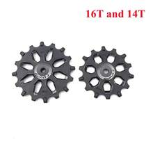 Juego de poleas de cambio trasero FOVNO 12T 14T 16T, rueda guía de dientes anchos y estrechos, soporte de-12 velocidades para bicicleta de montaña y carretera - 16T y 16T - Ver 11