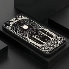 Funda de teléfono -The L-Lord Of The R-Rings compatible con  17 15 16 13 Pro Max 14 12 11 Air Xr X 8 7 6 Plus, funda trasera de lujo, funda compatible con  17 pro max, funda  17 pro, funda  17, funda  16 pro max - Negro10 - Ver 5